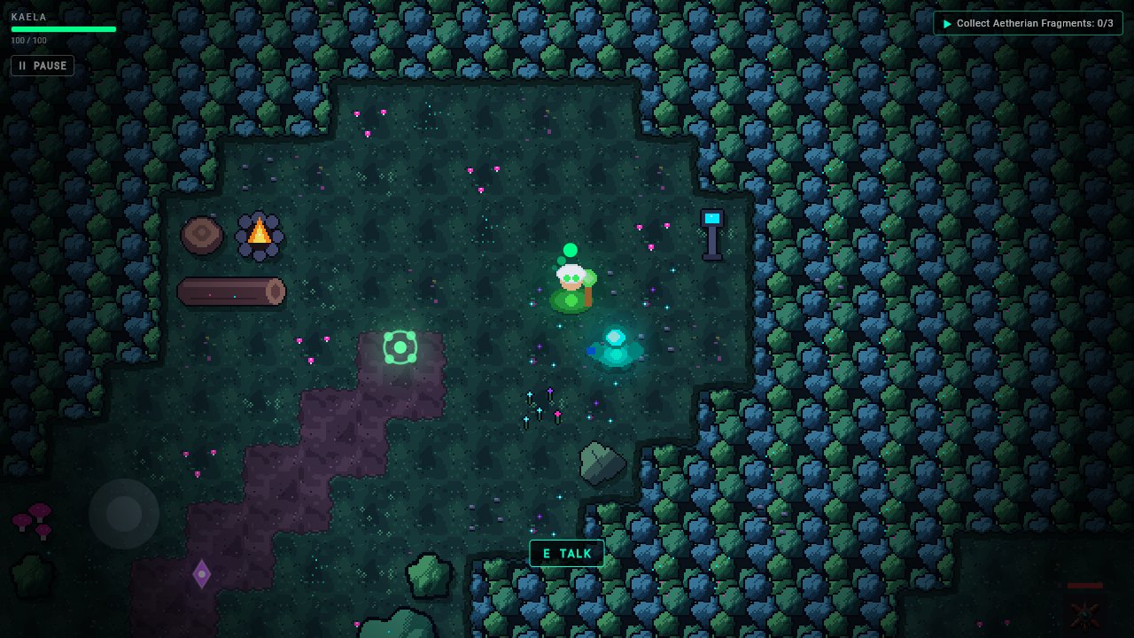 Echoes of Elysium gameplay screenshot (web version)